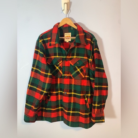 Kiel James Patrick Red and Green Plaid Jacket - Picture 3 of 10